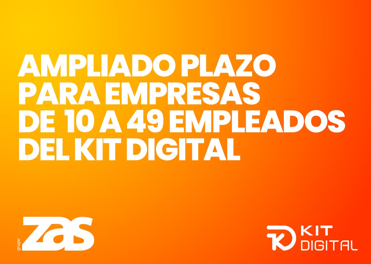 El plazo de presentación de la primera convocatoria del Kit Digital ...