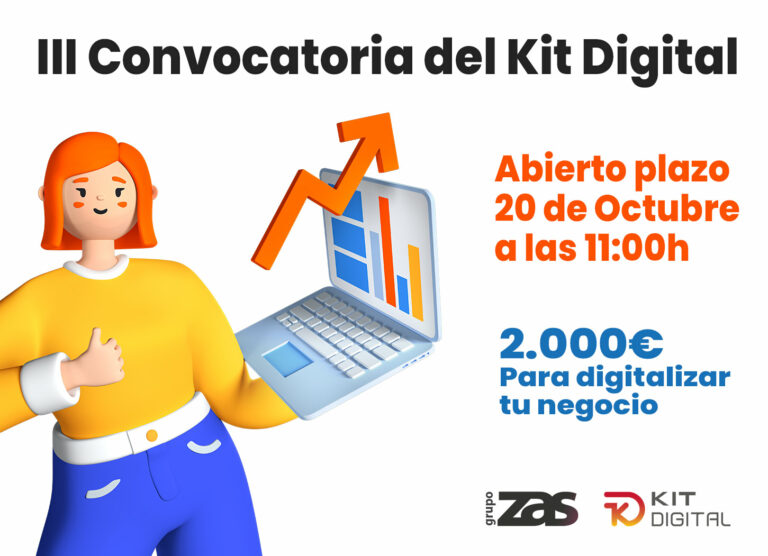 Tercera convocatoria Kit digital